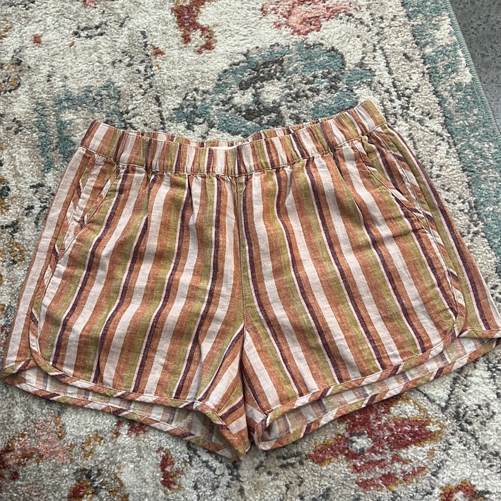 Madewell Linen Pull-On Shorts